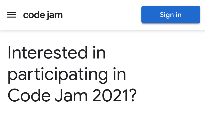 Google Code Jam