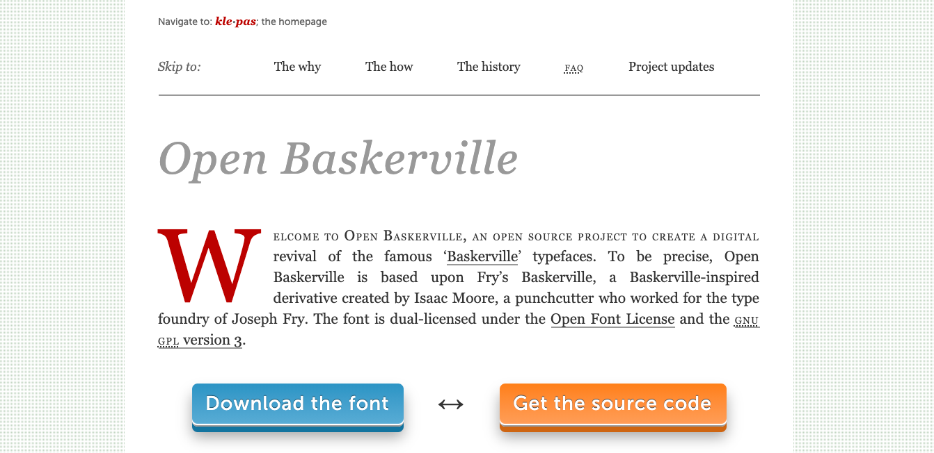 Open Baskerville