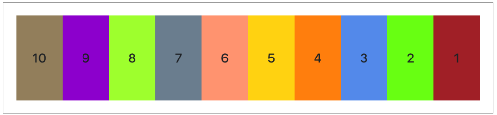 flex-direction:row-reverse;を表す画像