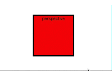perspective(200px)を解説する画像