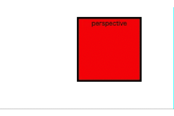 perspective(70px)を解説する画像