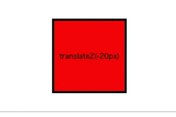 translateZ(-20px);を表現する画像