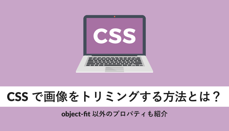 CSSで画像をトリミングする方法とは?