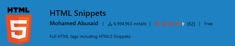 HTML Snippets